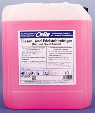 Fliesen- und Edelstahlreiniger